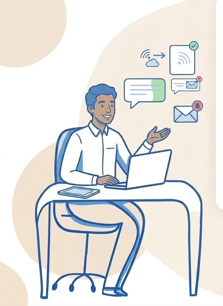 InfoGate contact us illustration